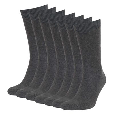 جوراب ساق بلند مردانه دیفکتو مدل 054GR4 بسته 7 عددی