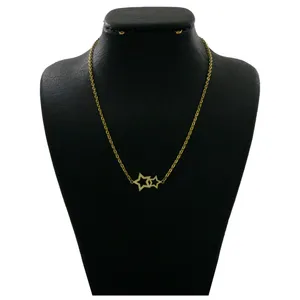 گردنبند نقره زنانه دلی جم طرح ستاره کد D 590