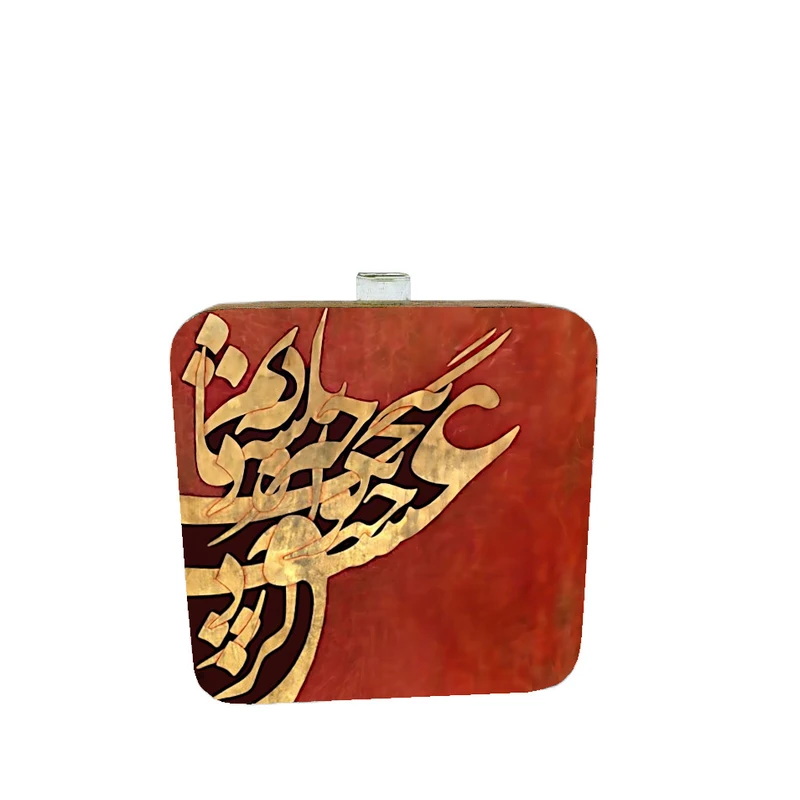 گلدان دکوری طرح دو رو مدل نستعلیق کد FPW024