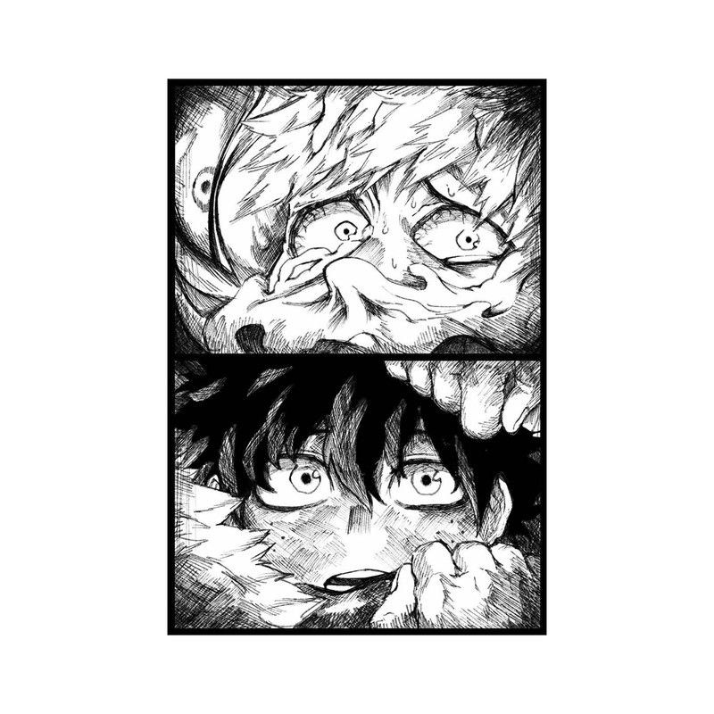 استیکر لپ تاپ و موبایل مدل انیمه طرح مدرسه قهرمانانه من کاتسوکی باکوگو My Hero Academia Katsuki Bakugo کد 3624