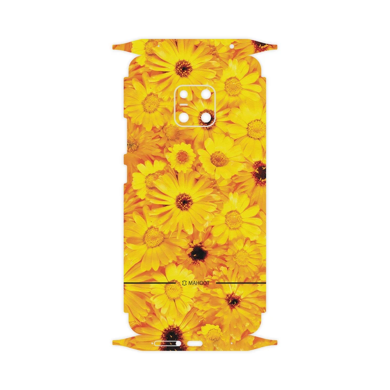 برچسب پوششی ماهوت مدل Full skin-Yellow-Flower مناسب برای گوشی موبایل هوآوی Mate 20 Pro