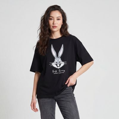 تیشرت آستین کوتاه زنانه ایکس ساید مدل S679083Z8