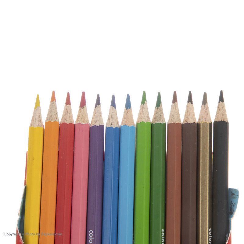 مداد رنگی 12 + 1 رنگ آریا کد 3016-Ruins