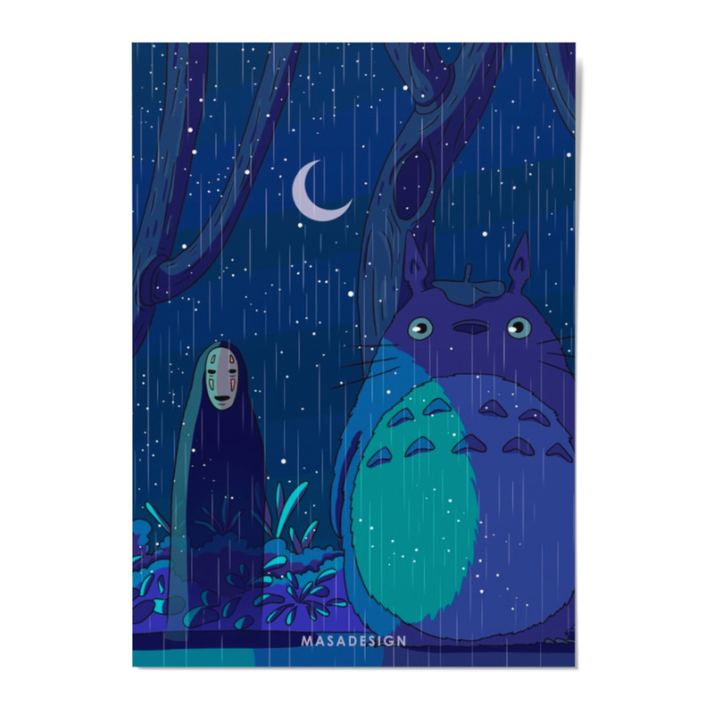 کارت پستال ماسا دیزاین طرح no face مدل ZOD077