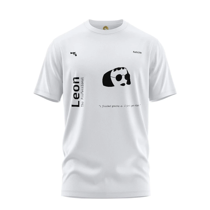 تی شرت آستین کوتاه زنانه هومرو مدل TW367 طرح ماتیلدا 