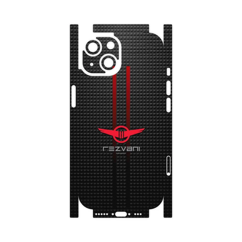 برچسب پوششی ماهوت مدل Rezvani Motors-FullSkin مناسب برای گوشی موبایل اپل iPhone 15