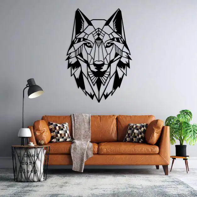 استیکر دیواری طرح گرگ کد 06