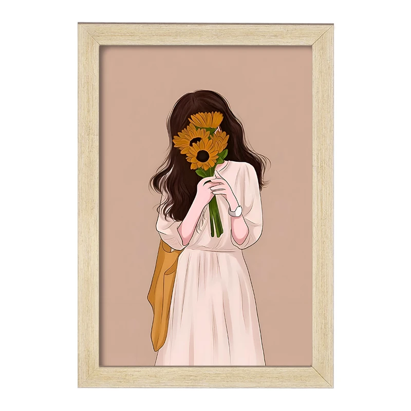 تابلو خندالو مدل دخترانه مینیمال کد F5199