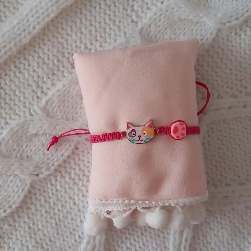 دستبند دخترانه مدل گربه GR10