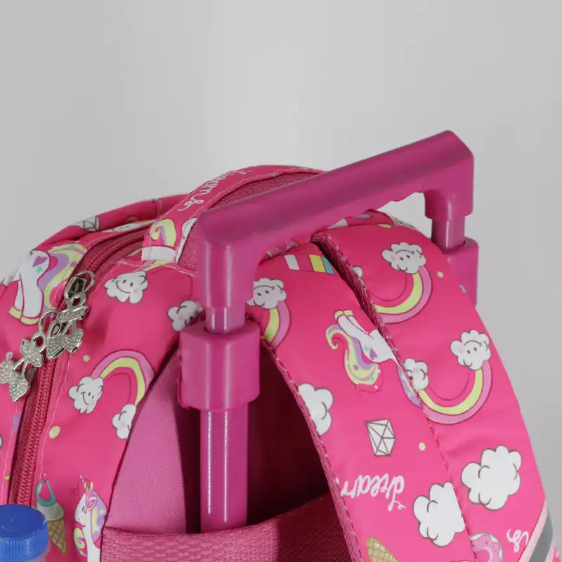 کوله پشتی چرخ دار طرح یونیکورن کد Gm4006