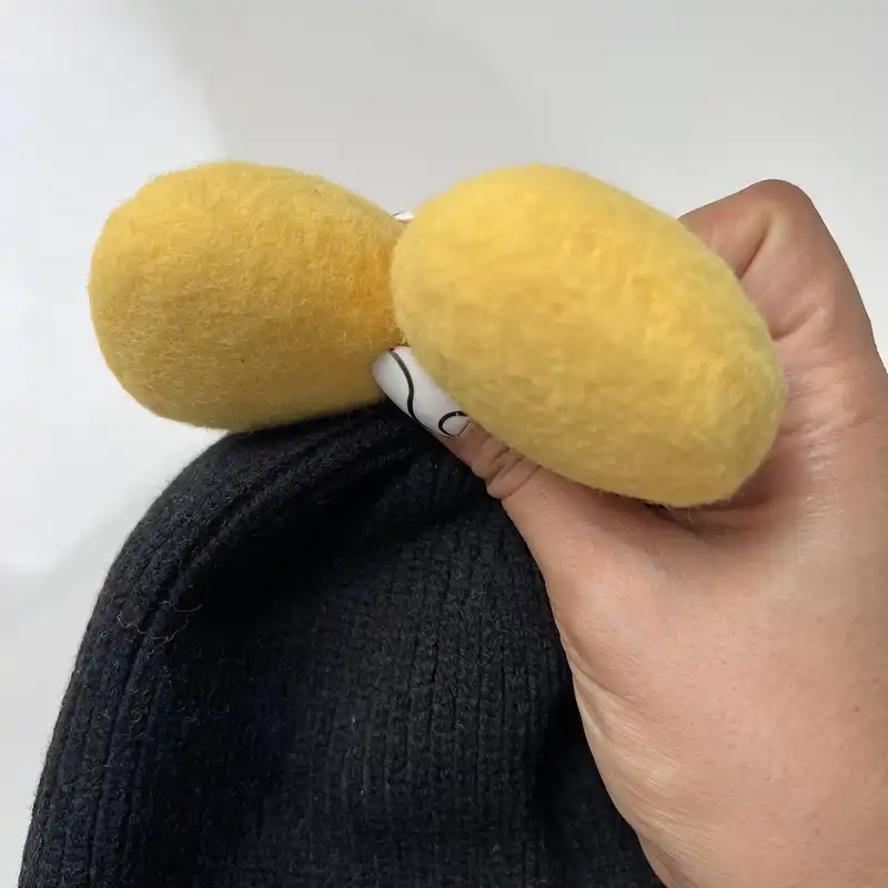 کلاه بافتنی بچگانه مدل پاپیون فانتزی کد B LK