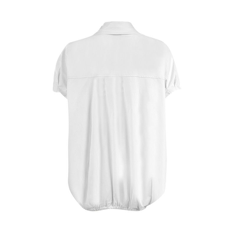 شومیز آستین کوتاه زنانه سرژه مدل 207360 رنگ سفید