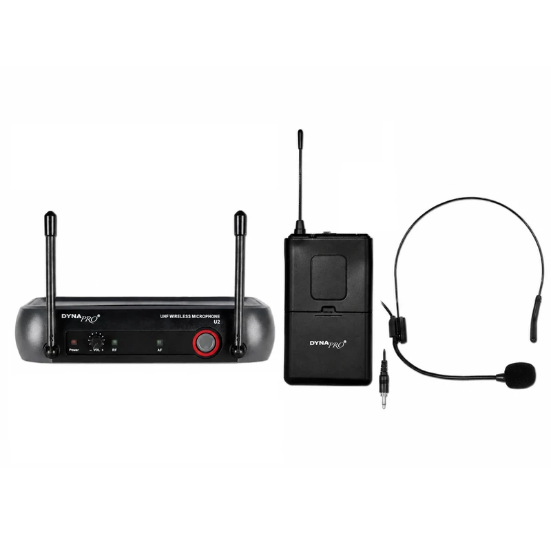 ست میکروفن بی سیم هدمیک دایناپرو مدل U2 با درگاه اتصال XLR