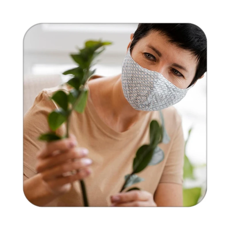 زیر لیوانی کاکتی طرح گل مدل mp17780