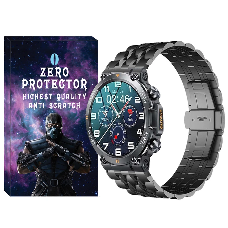 بند زیرو مدل 7Row-ZR-TW مناسب برای ساعت هوشمند هپی تاچ K59 Pro / K56 Pro Ultra