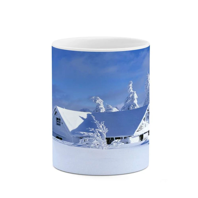 ماگ کاکتی مدل منظره برفی کد mgh14972