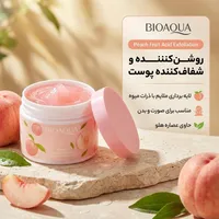 کرم اسکراب صورت و بدن بی آکوا مدل Peach مناسب برای انواع پوست وزن 140 گرم