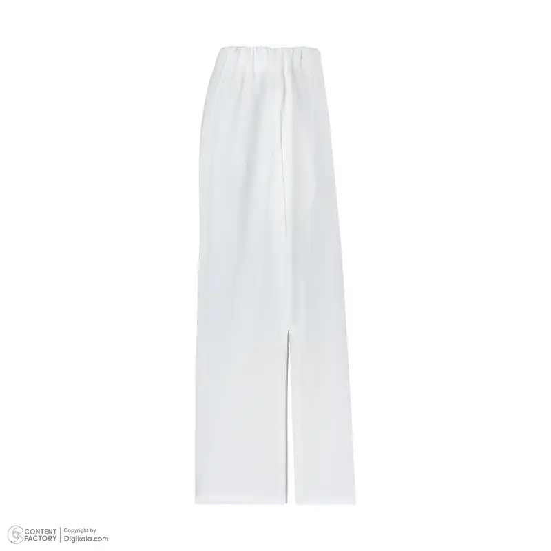 دامن زنانه پپا مدل جیبدار کد Midi رنگ سفید