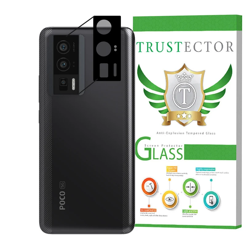 محافظ لنز دوربین تراستکتور مدل 5DLENST مناسب برای گوشی موبایل شیائومی Poco F5 Pro