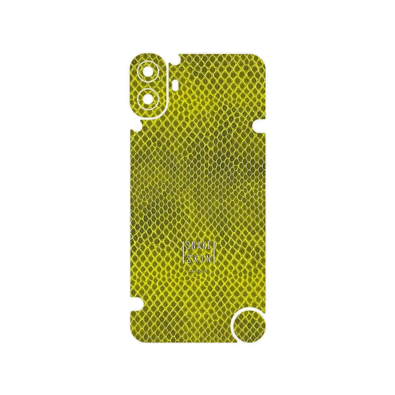 برچسب پوششی ماهوت مدل Yellow Snake Skin مناسب برای گوشی موبایل ناتینگ CMF Phone 1