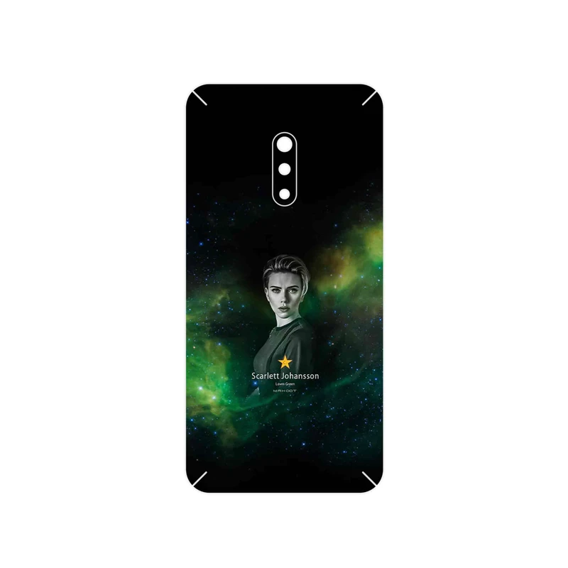 برچسب پوششی ماهوت مدل Scarlett Johansson مناسب برای گوشی موبایل اپو Realme X