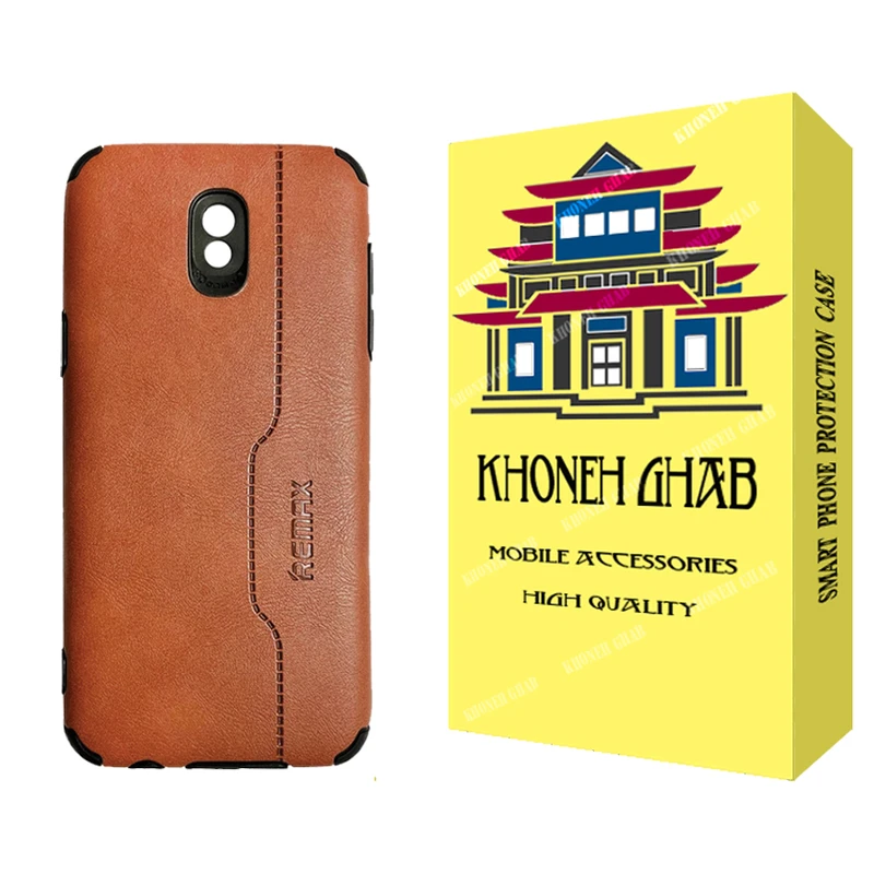کاور خونه قاب مدل چرم طرح REMAX مناسب برای گوشی موبایل سامسونگ Galaxy J5 Pro