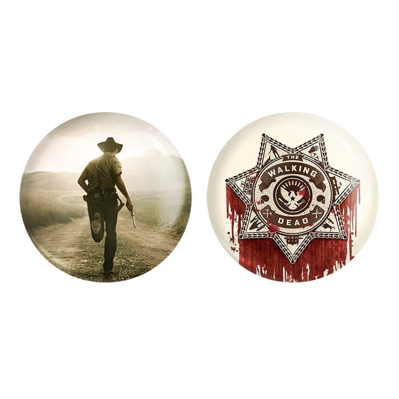 مگنت خندالو طرح سریال مردگان متحرک The Walking Dead کد 1018210188 مجموعه 2 عددی