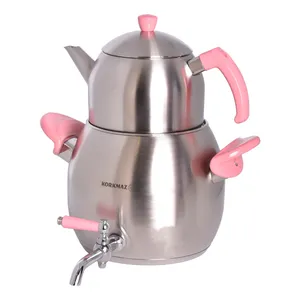 ست کتری قوری کرکماز کد 023 گنجایش کتری 4 لیتر گنجایش قوری 1 لیتر