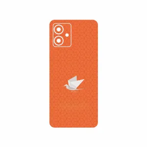 MAHOOT Minimalist origami bird Cover Sticker for Motorola Moto G14