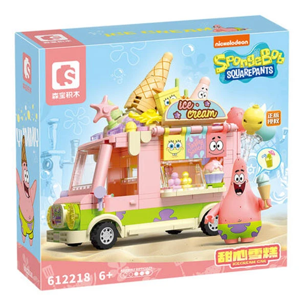 ساختنی 410 قطعه سیمبوبلاک مدل Sponge Bob کد 612218