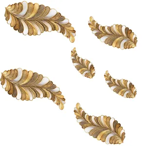دیوار کوب طرح برگ مجموعه 6 عددی