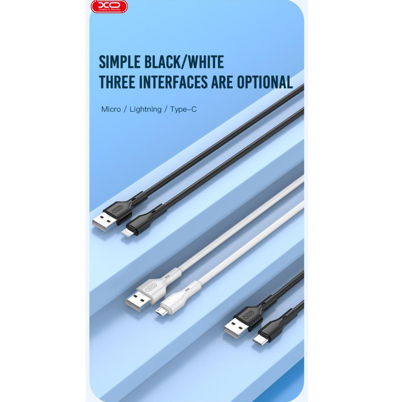کابل تبدیل USB به USB-C ایکس او مدل nb230 طول 1 متر