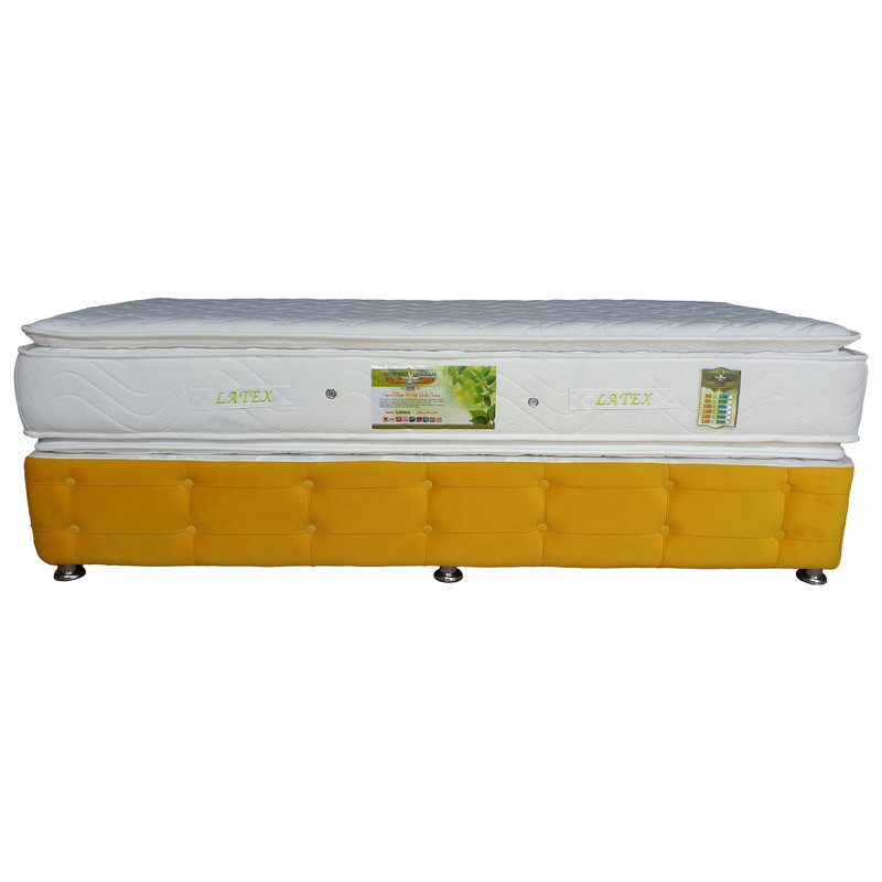 تخت خواب یک نفره مدل zatol90 سایز 200 × 90 سانتی متر به همراه تشک