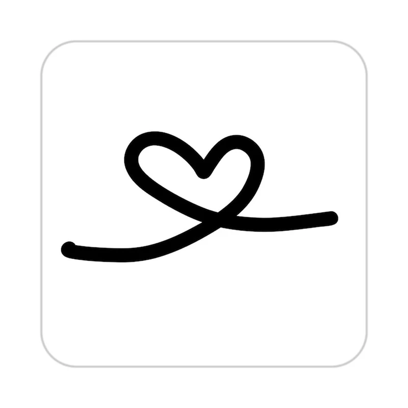 زیر لیوانی کاکتی طرح عاشقانه مدل mp38911