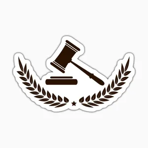 استیکر لپ تاپ و موبایل بووم طرح عدالت کد ET27