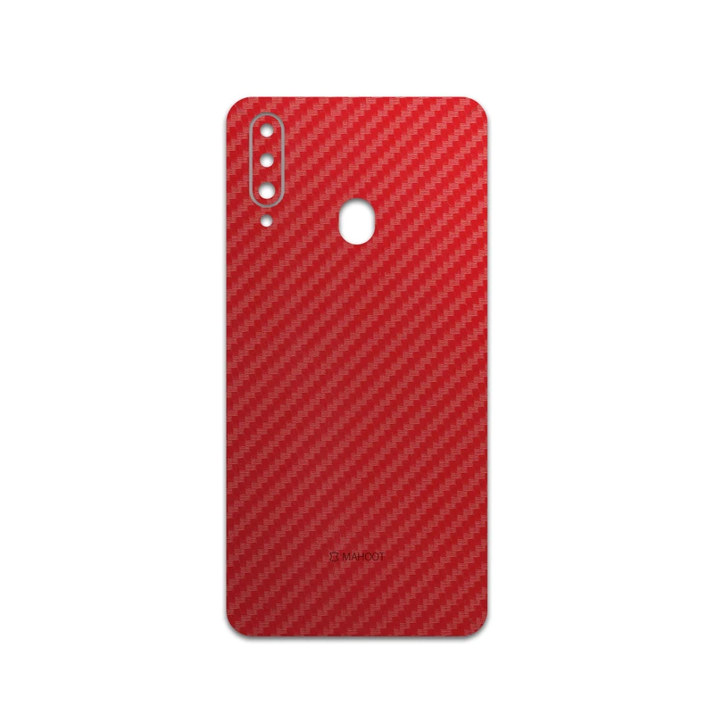 برچسب پوششی ماهوت مدل Red-Fiber مناسب برای گوشی موبایل سامسونگ Galaxy A20s