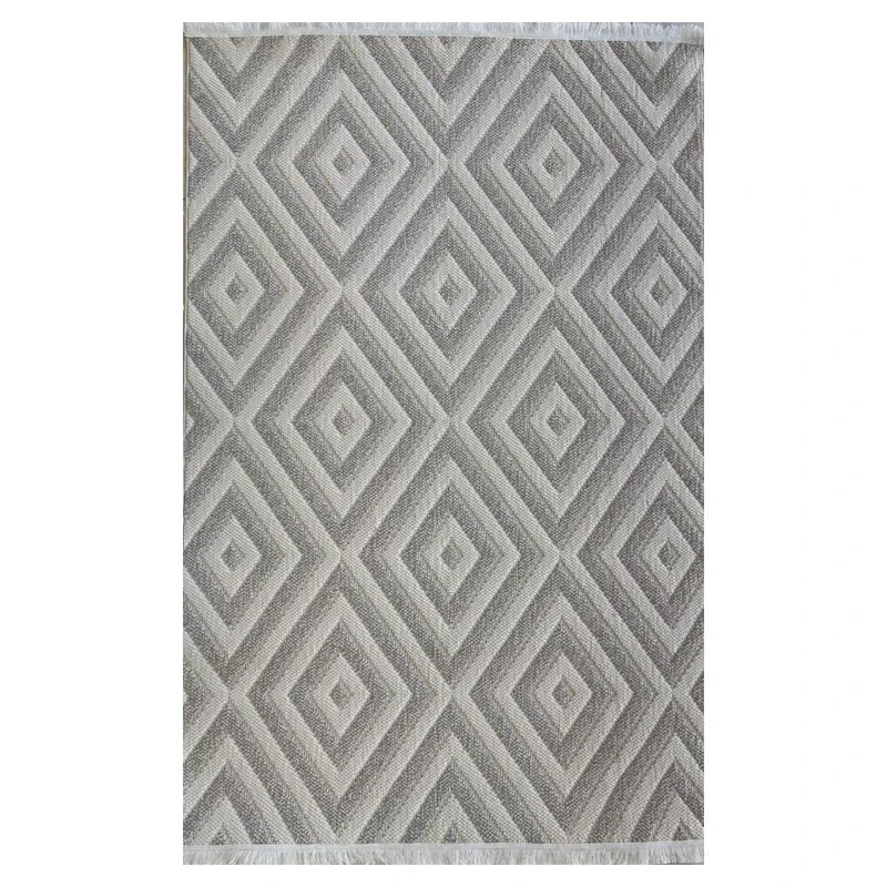 فرش ماشینی 160 شانه زمینه کرم حاشیه کرم مدل پینترست کد 101