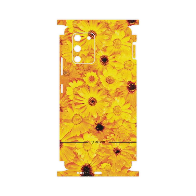 برچسب پوششی ماهوت مدل Yellow-Flower-FullSkin مناسب برای گوشی موبایل سامسونگ Galaxy S10 Lite