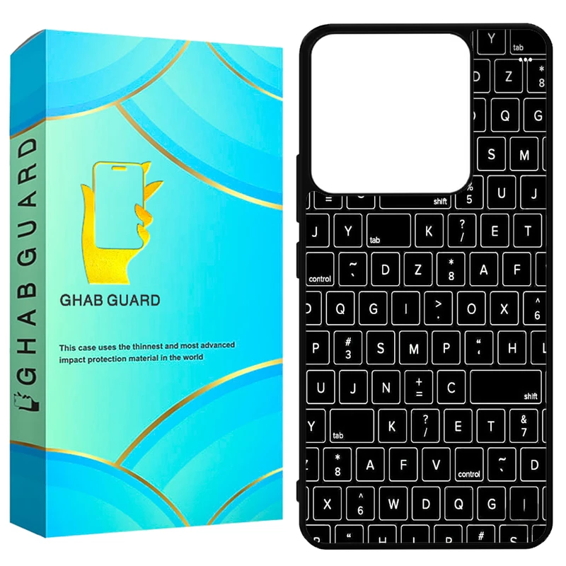 کاور قاب گارد طرح کیبورد مدل GN14 مناسب برای گوشی موبایل شیائومی Redmi Note 14 5G