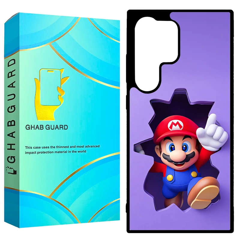 کاور قاب گارد طرح ماریو مدل GCHPD24U مناسب برای گوشی موبایل سامسونگ Galaxy S24 Ultra 5G       