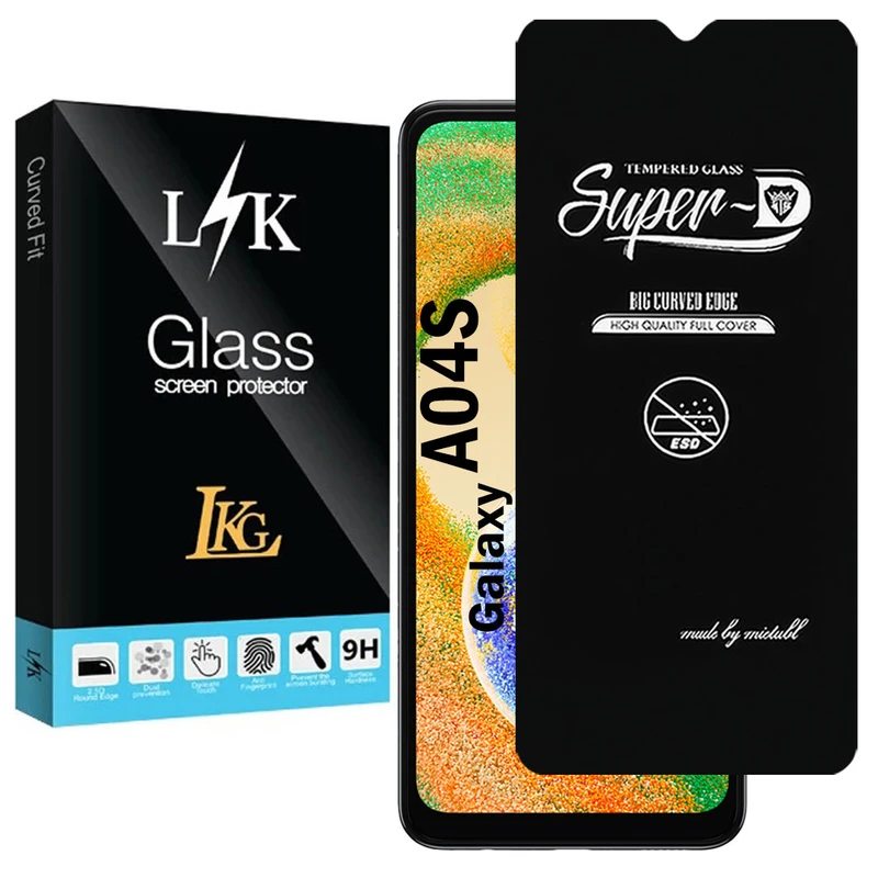 محافظ صفحه نمایش شیشه ای ال کا جی مدل SupD-Lk مناسب برای گوشی موبایل سامسونگ Galaxy A04s