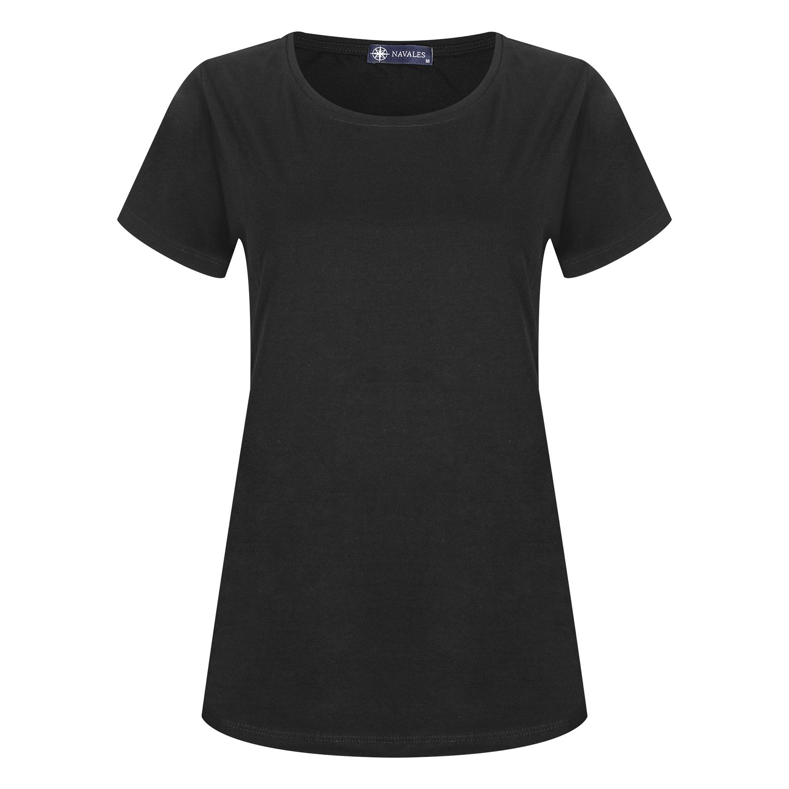 تی شرت زنانه ناوالس مدل OCEAN SS TEES-W رنگ مشکی