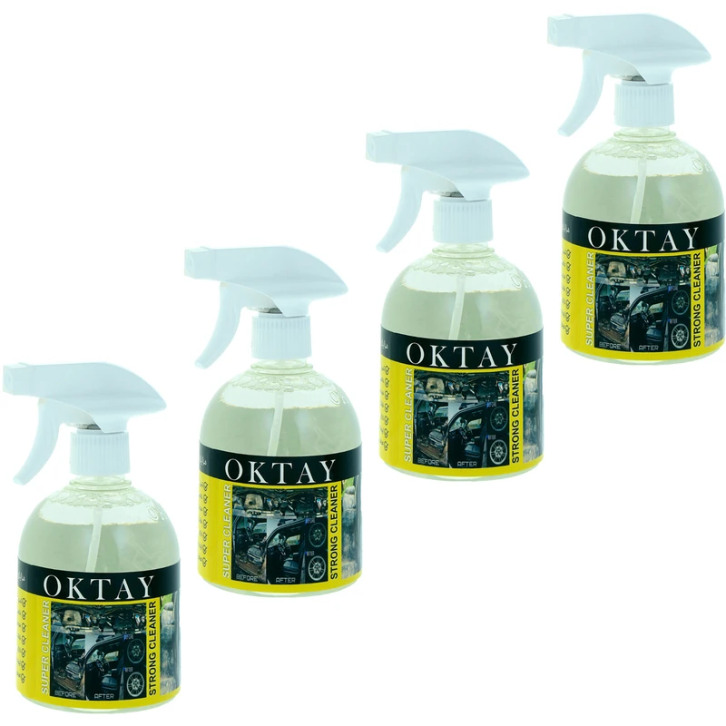 اسپری موتورشوی نانو اُکتای مدل SUPERCLEAN حجم 550 میلی لیتر بسته 4 عددی