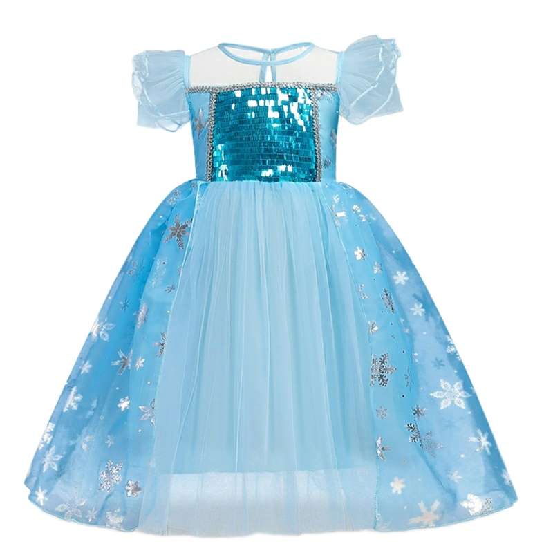 پیراهن دخترانه مدل السا فروزن 1