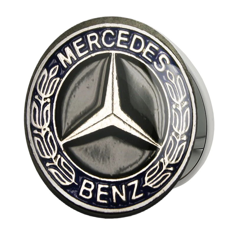 آینه جیبی خندالو طرح مرسدس بنز Mercedes Benz مدل تاشو کد 23502 