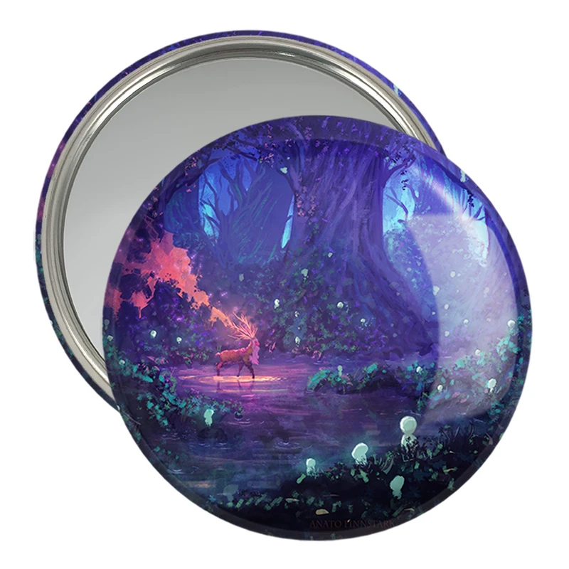 آینه جیبی خندالو مدل انیمه پرنسس مونونوکه (Mononoke) کد 34094