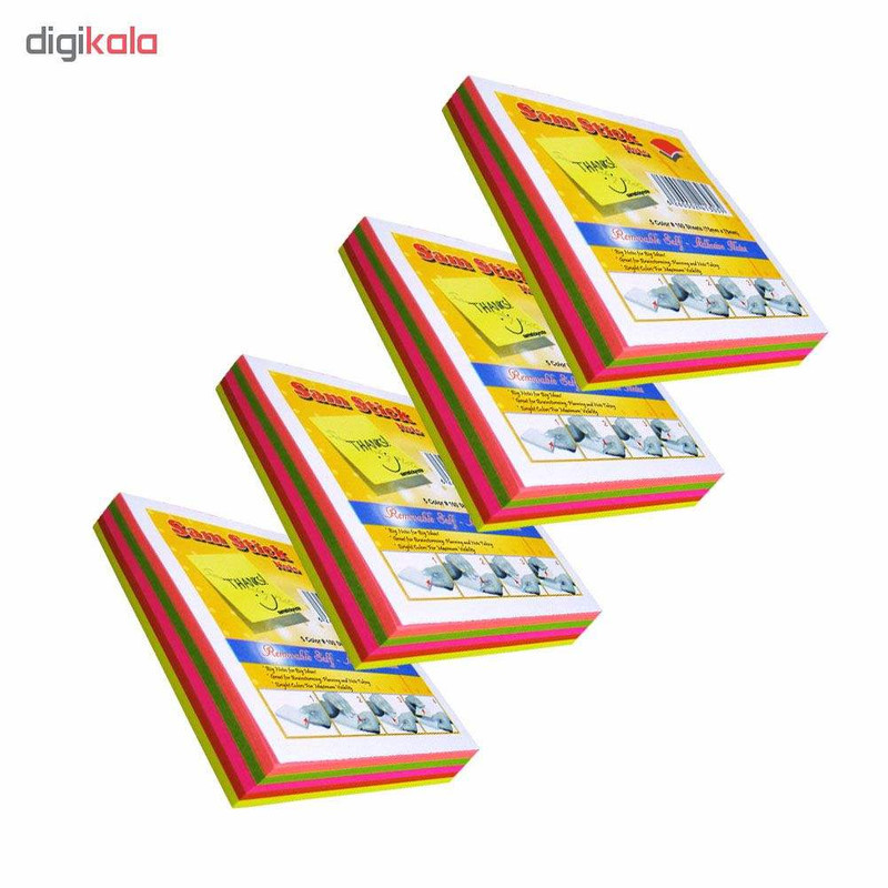 کاغذ یادداشت چسب دار مدل 100.75mm کد 007 بسته 2 عددی