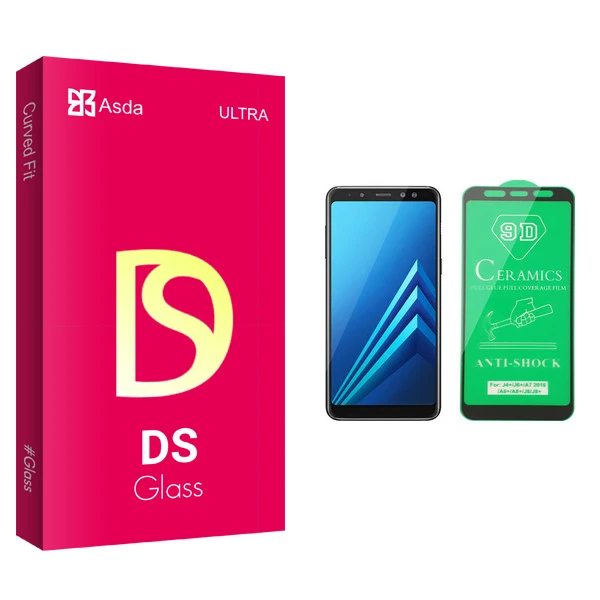 محافظ صفحه نمایش سرامیکی آسدا مدل DS مناسب برای گوشی موبایل سامسونگ Galaxy A8 Plus