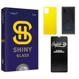 Atouchbo Shiny Screen Protector For samsung a31 With Back Protector