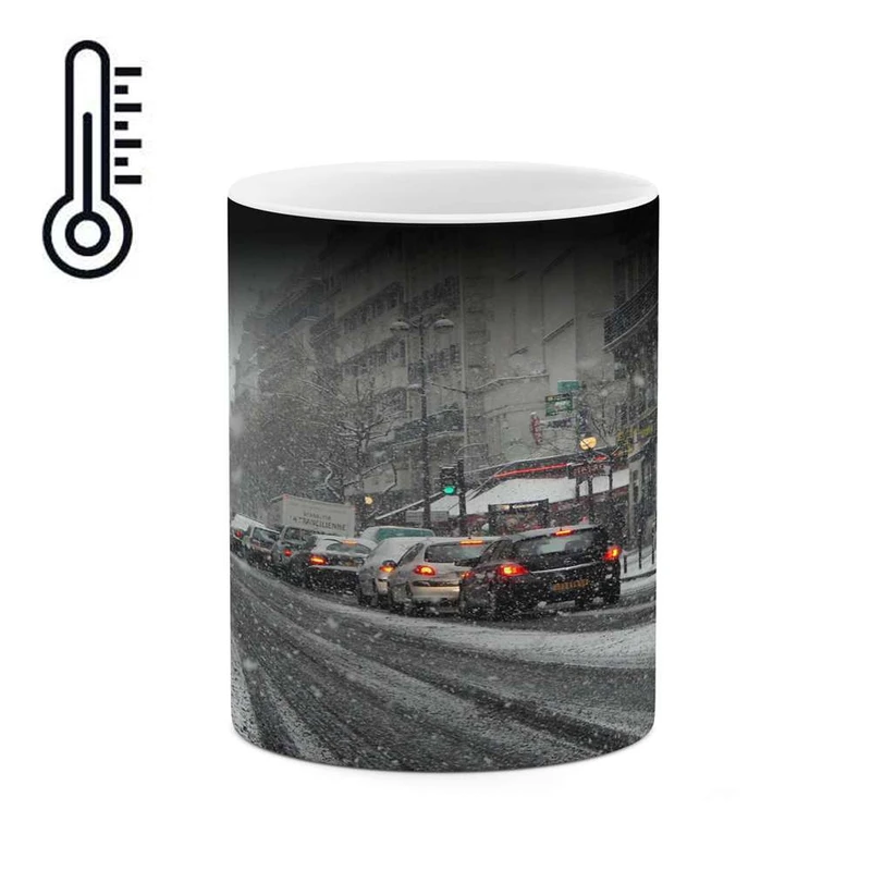 ماگ حرارتی کاکتی مدل منظره برفی کد mgh14981